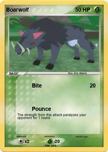 Pokemon Boarwolf