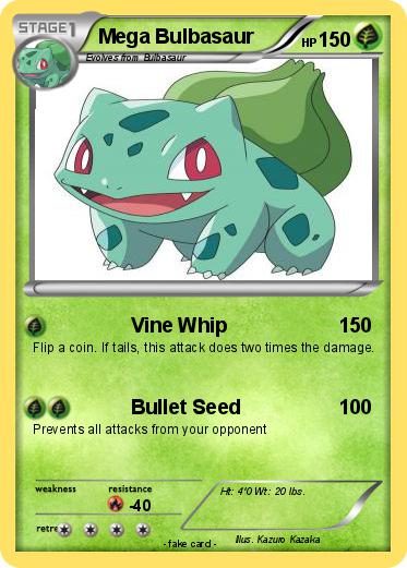 Pokemon Mega Bulbasaur