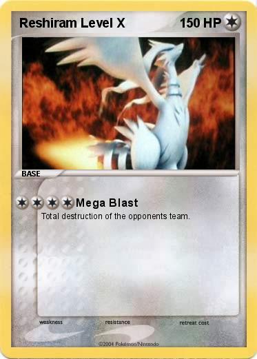 Pokemon Reshiram Level X