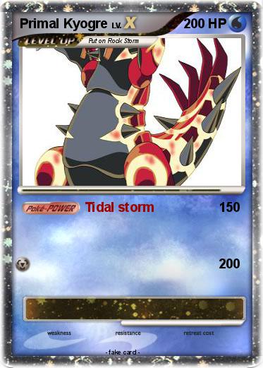 Pokemon Primal Kyogre