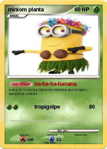 Pokemon miniom planta