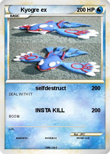 Pokemon Kyogre ex
