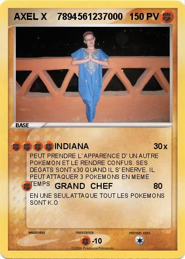 Pokemon AXEL X    7894561237000