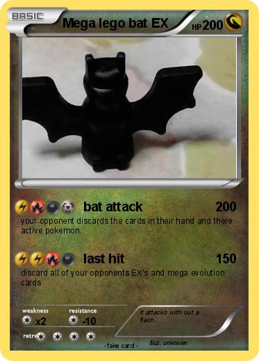 Pokemon Mega lego bat EX