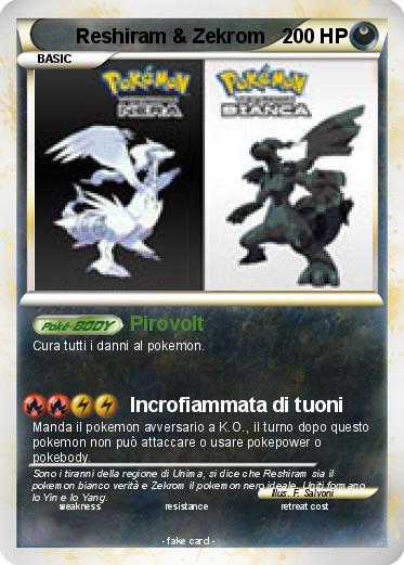 Pokemon Reshiram & Zekrom