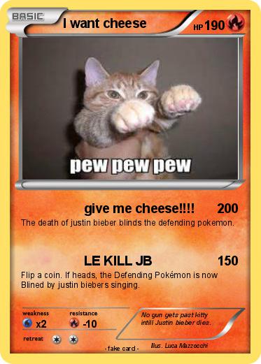Pokemon I want cheese