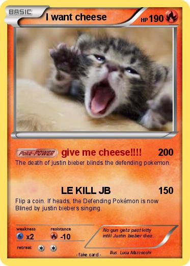 Pokemon I want cheese
