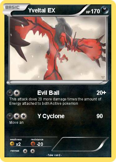 Pokemon Yveltal EX