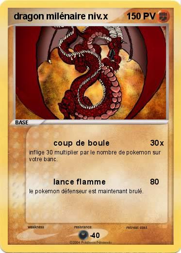 Pokemon dragon milénaire niv.x