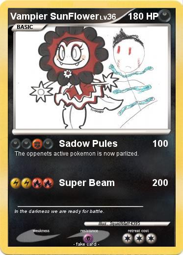 Pokemon Vampier SunFlower