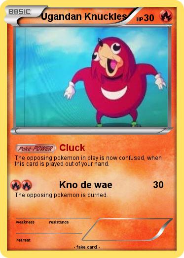 Pokemon Ugandan Knuckles