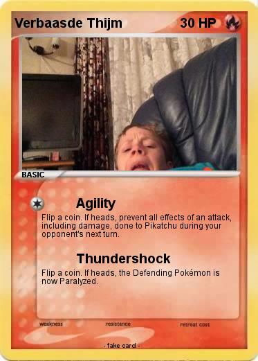 Pokemon Verbaasde Thijm