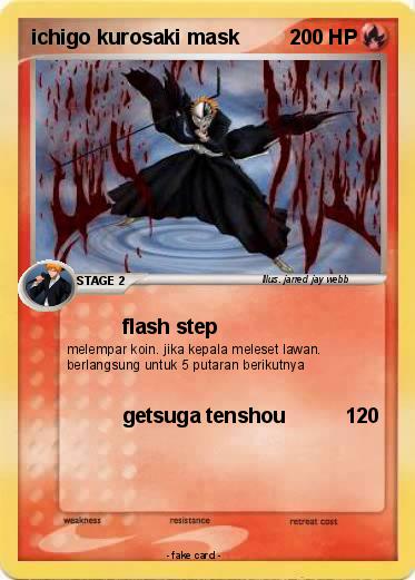 Pokemon ichigo kurosaki mask