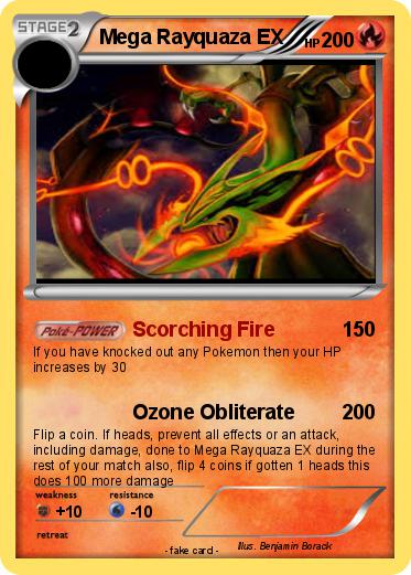 Pokemon Mega Rayquaza EX