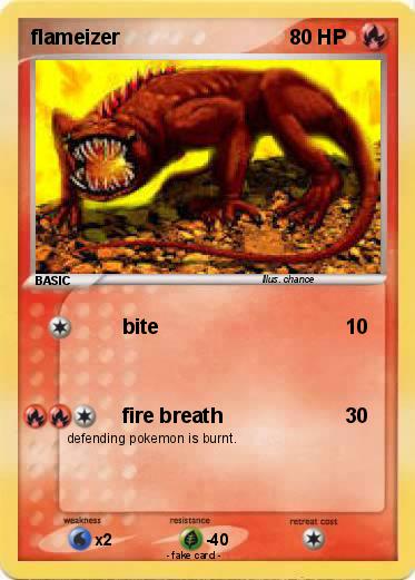 Pokemon flameizer