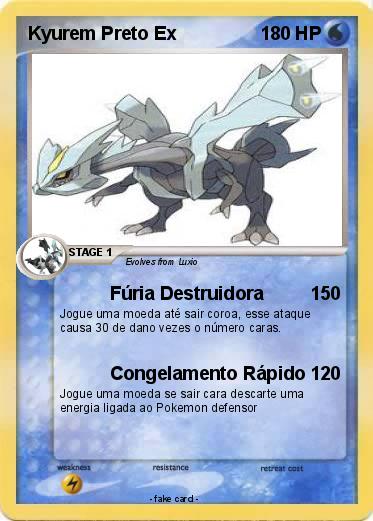 Pokemon Kyurem Preto Ex
