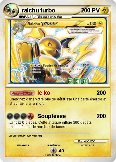 Pokemon raichu turbo