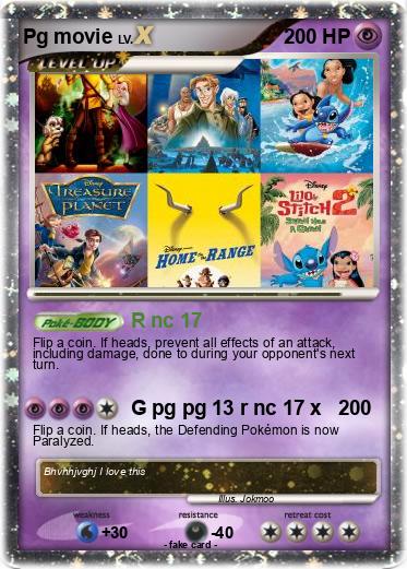 Pokemon Pg movie