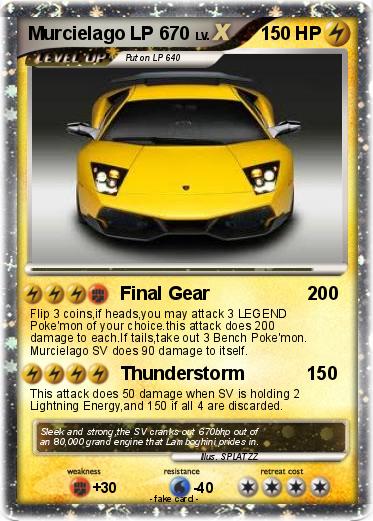 Pokemon Murcielago LP 670