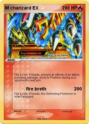 Pokemon M charizard EX
