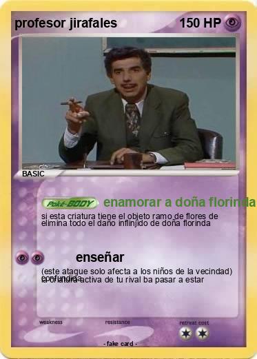 Pokemon profesor jirafales