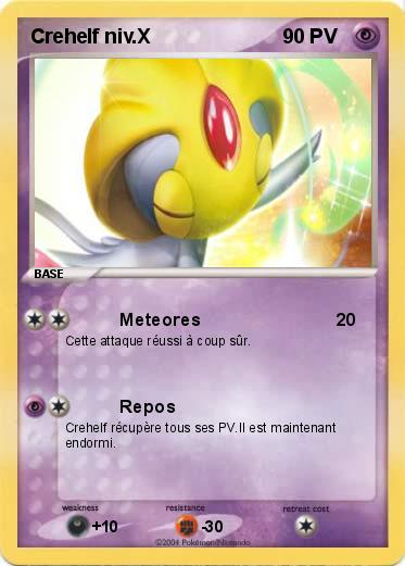Pokemon Crehelf niv.X