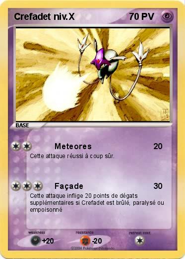 Pokemon Crefadet niv.X