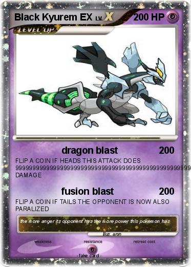Pokemon Black Kyurem EX