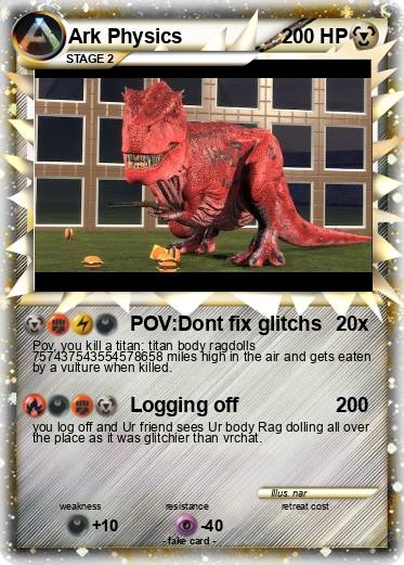 Pokemon Ark Physics