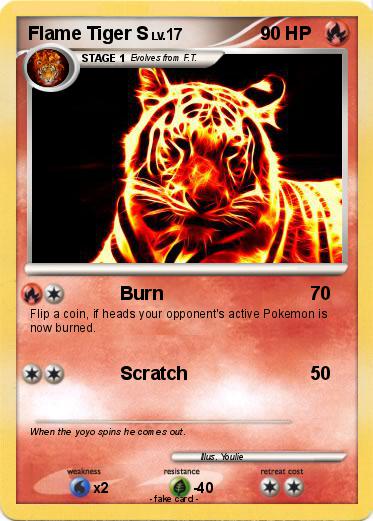 Pokemon Flame Tiger S