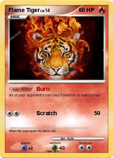 Pokemon Flame Tiger