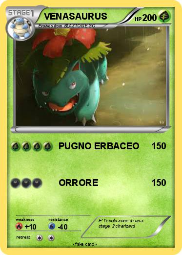 Pokemon VENASAURUS