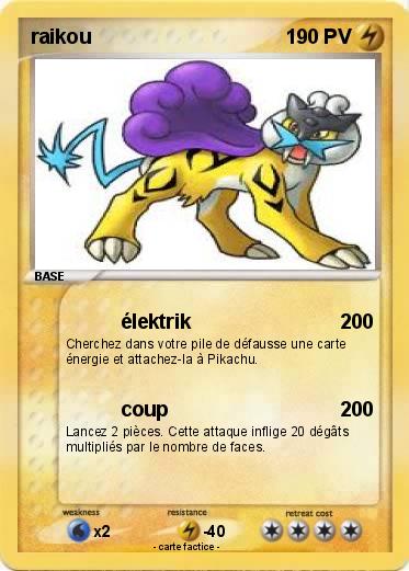 Pokemon raikou