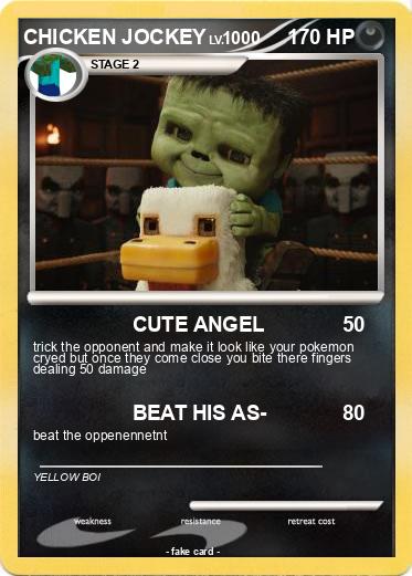 Pokemon CHICKEN JOCKEY