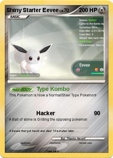 Pokemon Shiny Starter Eevee