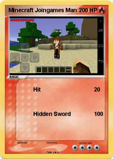 Pokemon Minecraft Joingames Man