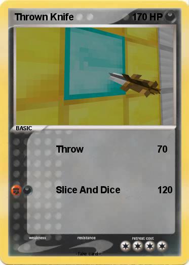 Pokemon Thrown Knife