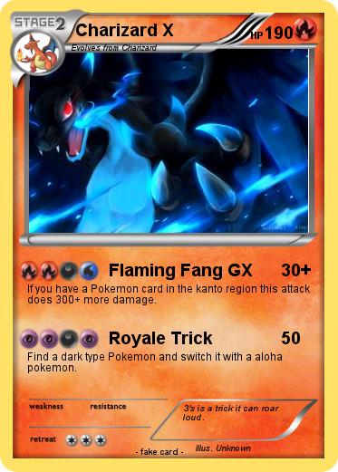 Pokemon Charizard X