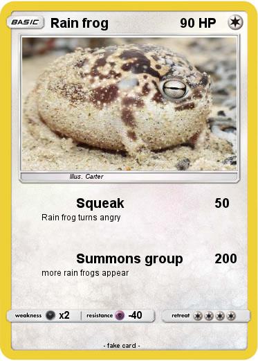 Pokemon Rain frog