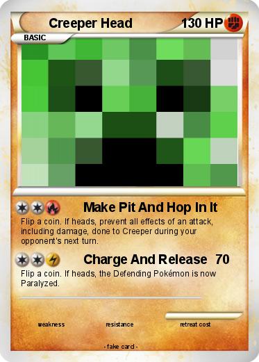 Pokemon Creeper Head