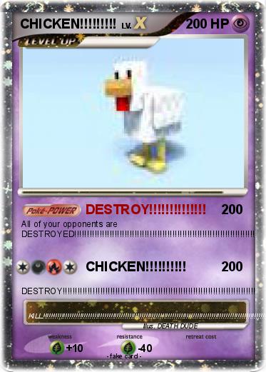 Pokemon CHICKEN!!!!!!!!!