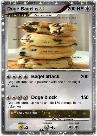 Pokemon Doge Bagel