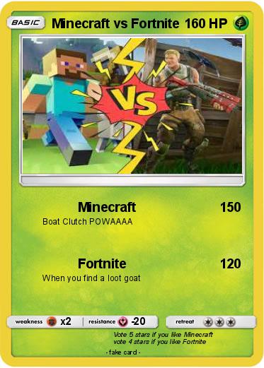 Pokemon Minecraft vs Fortnite