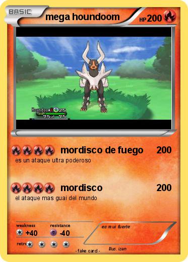 Pokemon mega houndoom