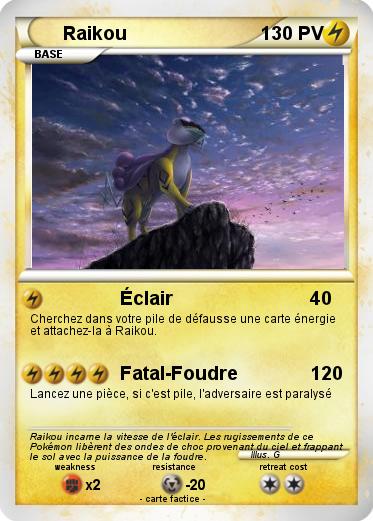 Pokemon Raikou