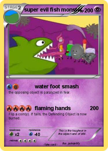 Pokemon super evil fish monster