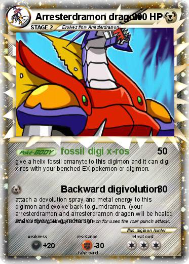 Pokemon Arresterdramon dragon