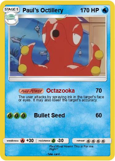 Pokemon Paul's Octillery