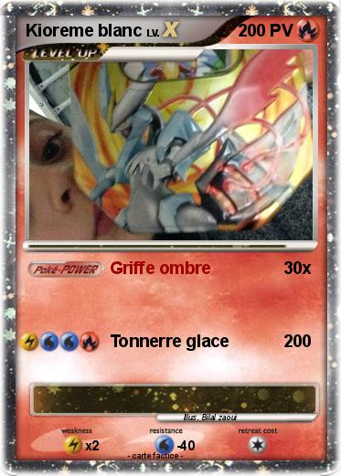 Pokemon Kioreme blanc