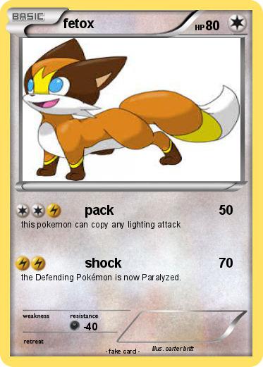 Pokemon fetox